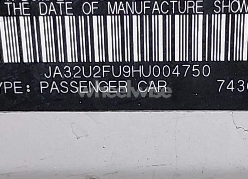 Photo 9 of 2017 Mitsubishi Lancer ES (VIN JA32U2FU9HU004750)