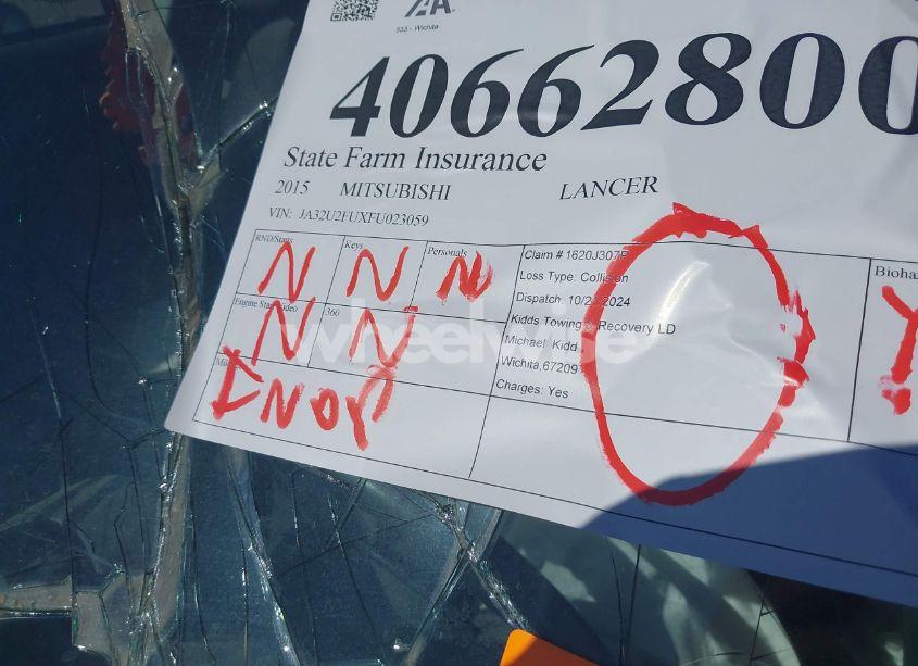 Photo 7 of 2015 Mitsubishi Lancer ES (VIN JA32U2FUXFU023059)