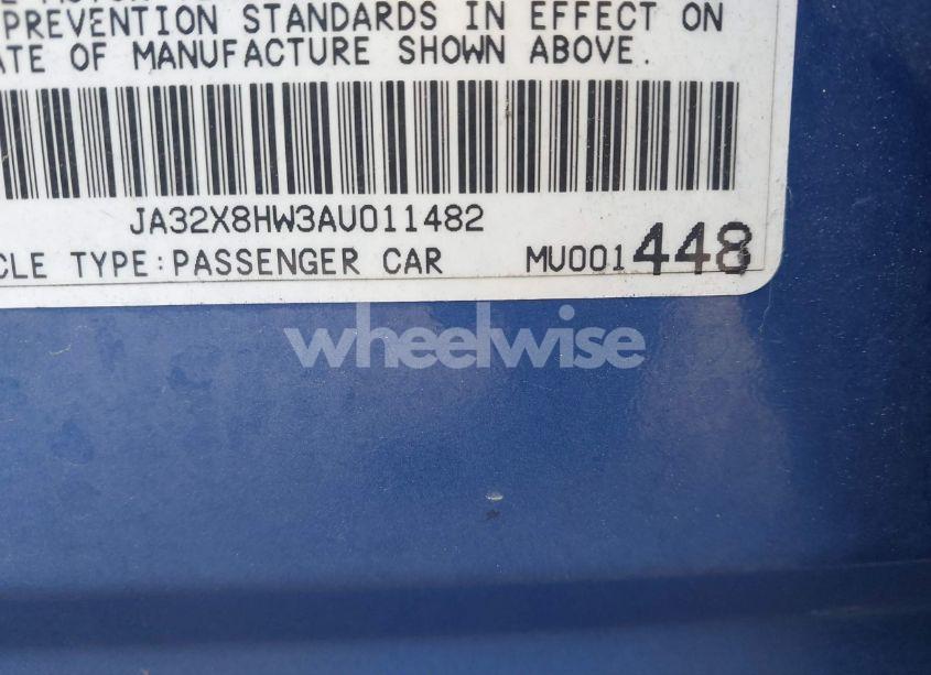 Photo 9 of 2010 Mitsubishi Lancer SPORTBACK GTS (VIN JA32X8HW3AU011482)