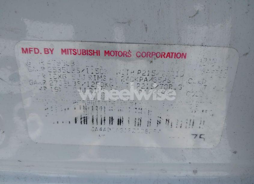 Photo 9 of 2015 Mitsubishi Outlander ES (VIN JA4AD2A31FZ008264)