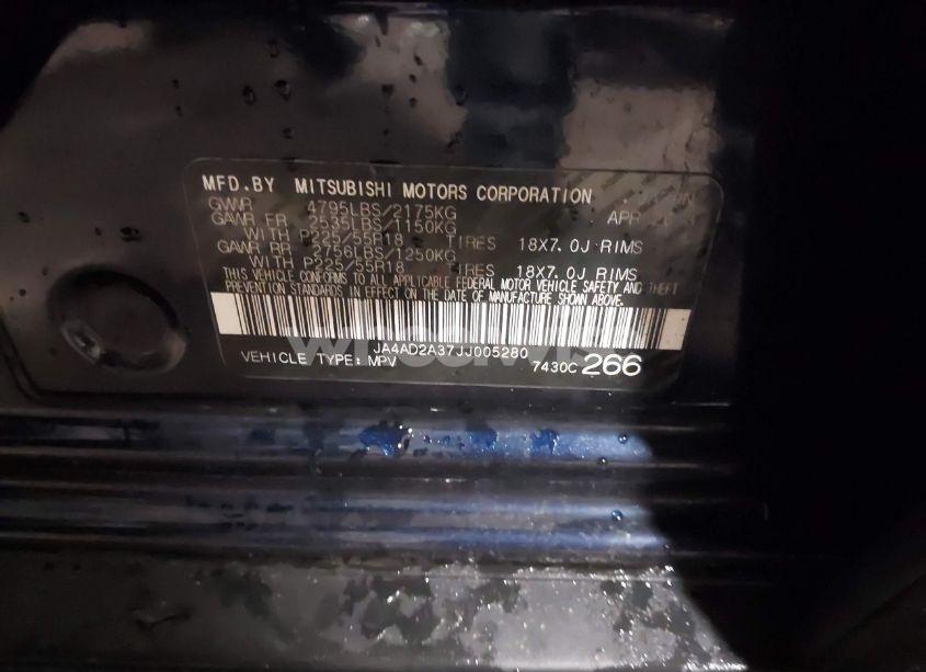 Photo 9 of 2018 Mitsubishi Outlander ES (VIN JA4AD2A37JJ005280)