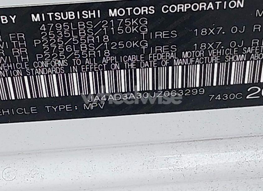 Photo 9 of 2018 Mitsubishi Outlander SE (VIN JA4AD3A30JZ063299)