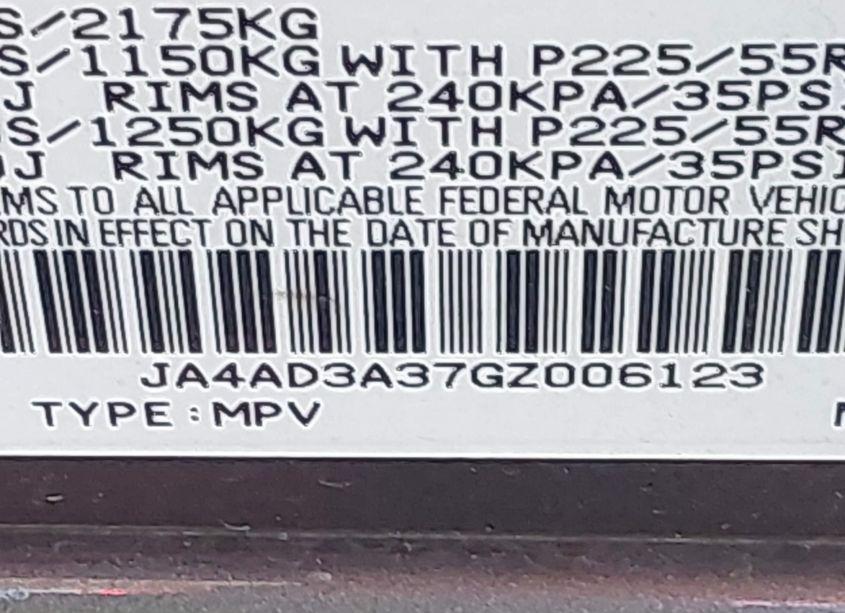 Photo 9 of 2016 Mitsubishi Outlander SE/SEL (VIN JA4AD3A37GZ006123)