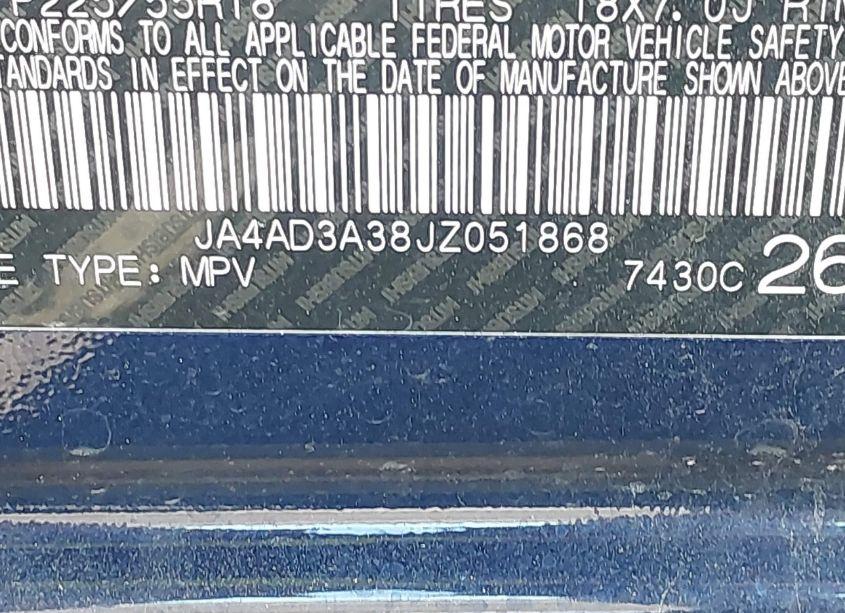 Photo 9 of 2018 Mitsubishi Outlander SE (VIN JA4AD3A38JZ051868)
