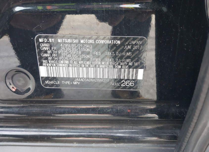 Photo 9 of 2017 Mitsubishi Outlander SE (VIN JA4AD3A3XHZ064311)