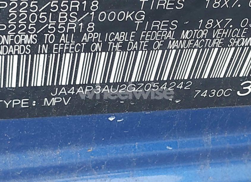 Photo 9 of 2016 Mitsubishi Outlander SPORT 2.0 ES (VIN JA4AP3AU2GZ054242)