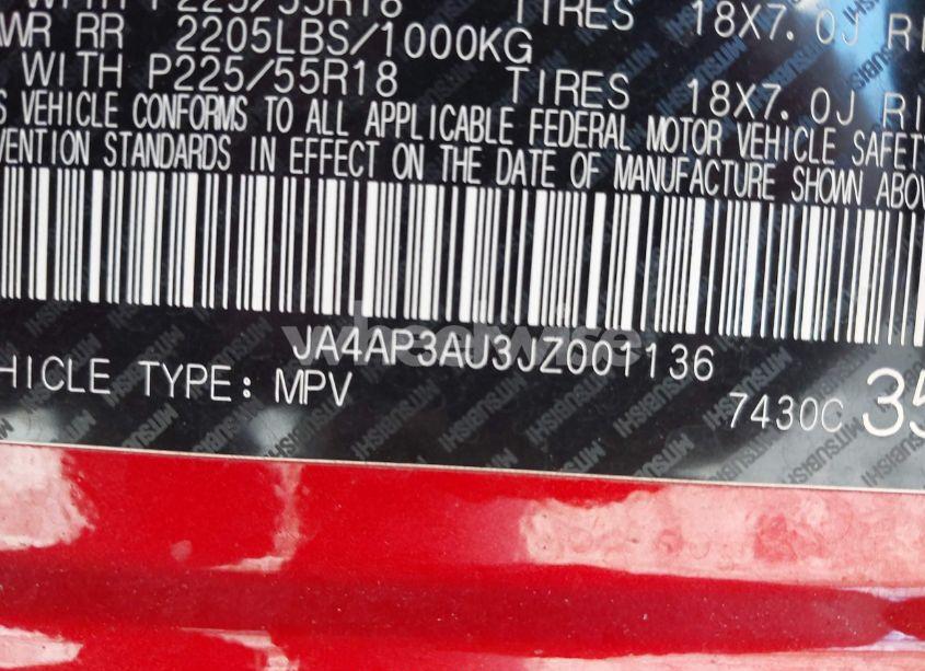 Photo 9 of 2018 Mitsubishi Outlander SPORT 2.0 ES (VIN JA4AP3AU3JZ001136)