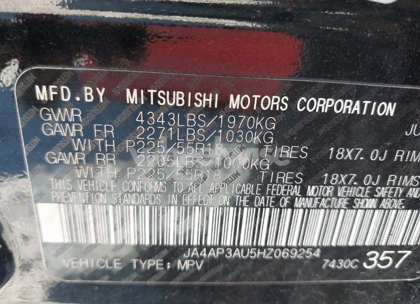 Photo 9 of 2017 Mitsubishi Outlander SPORT 2.0 ES/2.0 LE (VIN JA4AP3AU5HZ069254)