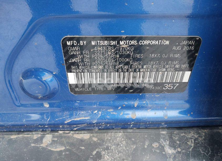 Photo 9 of 2017 Mitsubishi Outlander SPORT 2.0 ES (VIN JA4AP3AU7HZ001845)