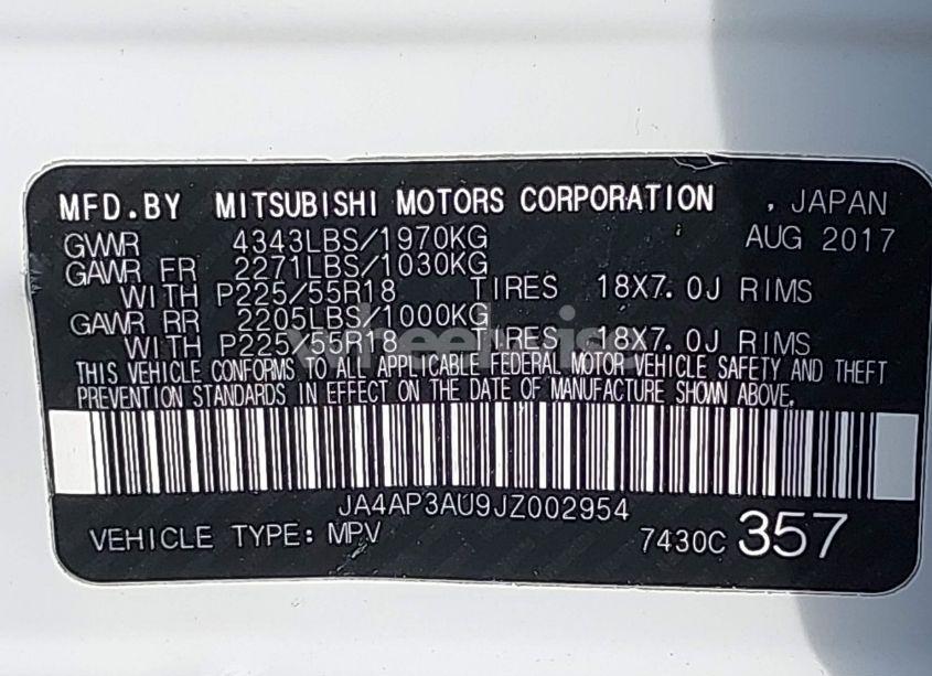 Photo 9 of 2018 Mitsubishi Outlander SPORT 2.0 ES (VIN JA4AP3AU9JZ002954)