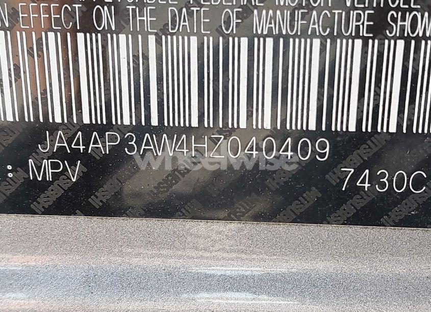 Photo 9 of 2017 Mitsubishi Outlander SPORT 2.4 SE (VIN JA4AP3AW4HZ040409)