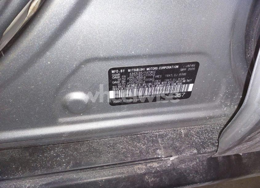 Photo 9 of 2020 Mitsubishi Outlander SPORT 2.0 SE (VIN JA4AP4AU0LU029501)