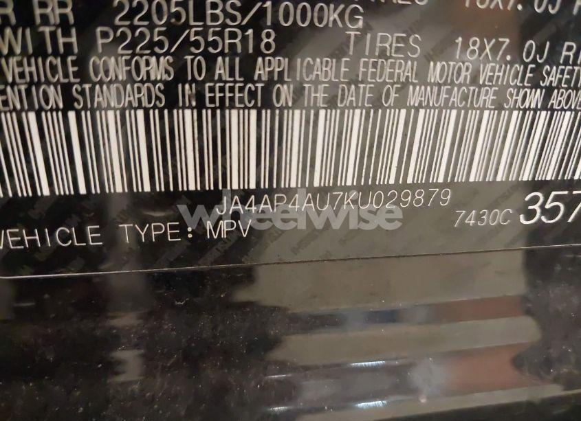 Photo 9 of 2019 Mitsubishi Outlander SPORT 2.0 SE (VIN JA4AP4AU7KU029879)