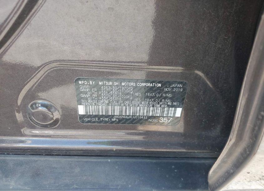 Photo 9 of 2020 Mitsubishi Outlander SPORT 2.0 SE (VIN JA4AP4AUXLU016433)