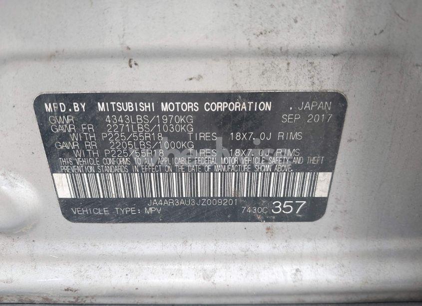 Photo 9 of 2018 Mitsubishi Outlander SPORT 2.0 ES (VIN JA4AR3AU3JZ009201)