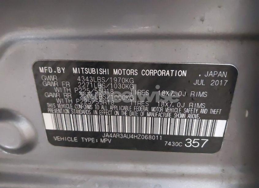 Photo 9 of 2017 Mitsubishi Outlander SPORT 2.0 ES (VIN JA4AR3AU4HZ068011)