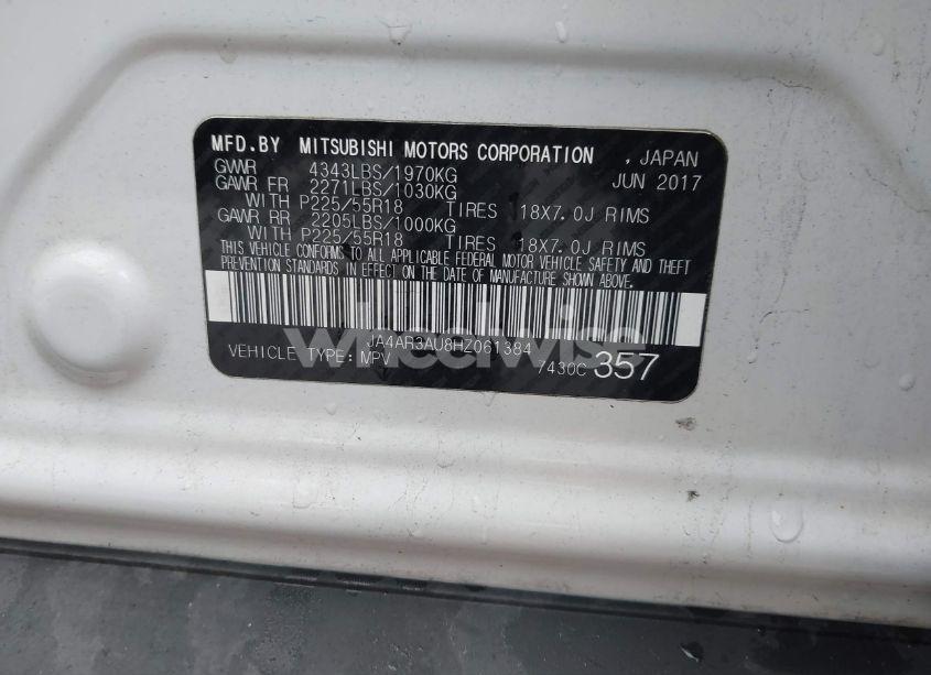 Photo 9 of 2017 Mitsubishi Outlander SPORT 2.0 ES (VIN JA4AR3AU8HZ061384)