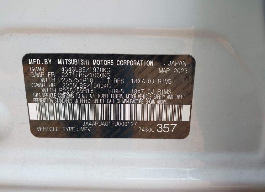 Photo 9 of 2023 Mitsubishi Outlander SPORT 2.0 ES /2.0 LE /2.0 RALLIART /2.0 S /2.0 SE (VIN JA4ARUAU1PU009127)
