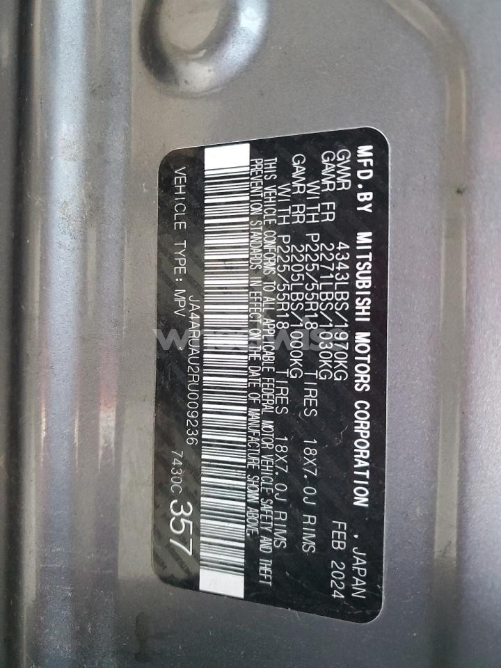 2024 MITSUBISHI OUTLANDER SPORT S/SE