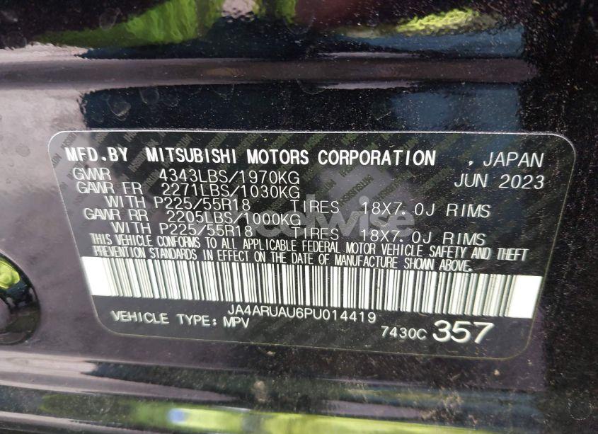 Photo 9 of 2023 Mitsubishi Outlander SPORT 2.0 ES AWC (VIN JA4ARUAU6PU014419)