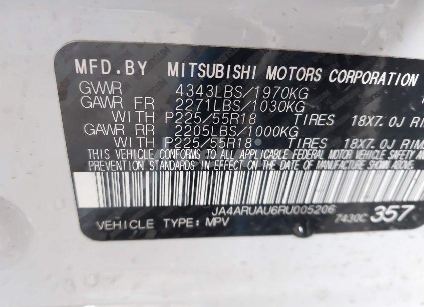 Photo 9 of 2024 Mitsubishi Outlander SPORT 2.0 TRAIL EDITION AWC (VIN JA4ARUAU6RU005206)