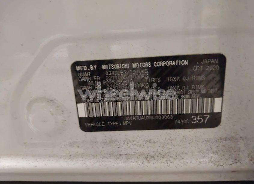 Photo 9 of 2021 Mitsubishi Outlander SPORT 2.0 ES AWC (VIN JA4ARUAUXMU003063)