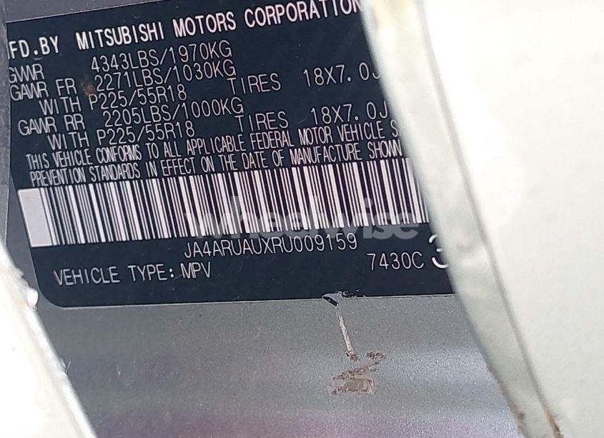 Photo 9 of 2024 Mitsubishi Outlander SPORT (VIN JA4ARUAUXRU009159)