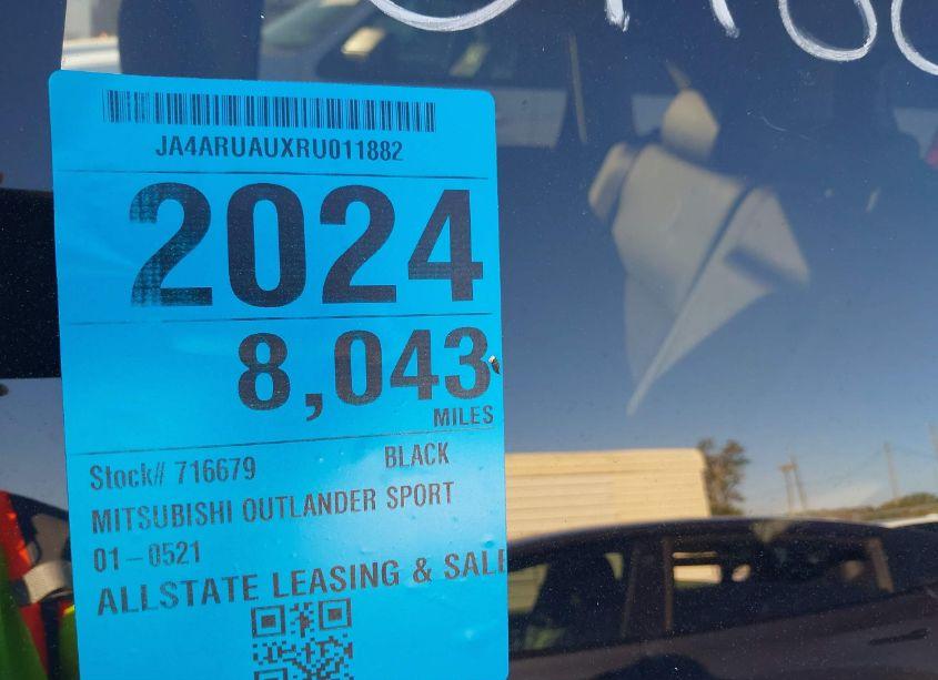 Photo 14 of 2024 Mitsubishi Outlander SPORT 2.0 ES AWC/2.0 LE AWC/2.0 RALLIART AWC/2.0 S AWC/2.0 SE AWC (VIN JA4ARUAUXRU011882)