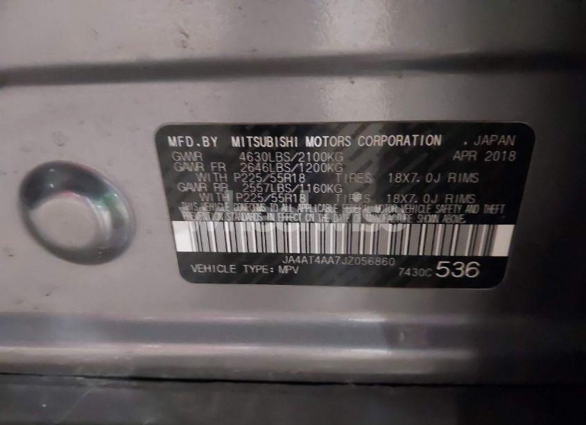 Photo 9 of 2018 Mitsubishi Eclipse CROSS LE (VIN JA4AT4AA7JZ056860)