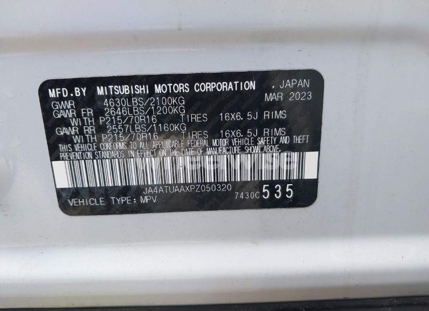 Photo 9 of 2023 Mitsubishi Eclipse CROSS ES S-AWC (VIN JA4ATUAAXPZ050320)