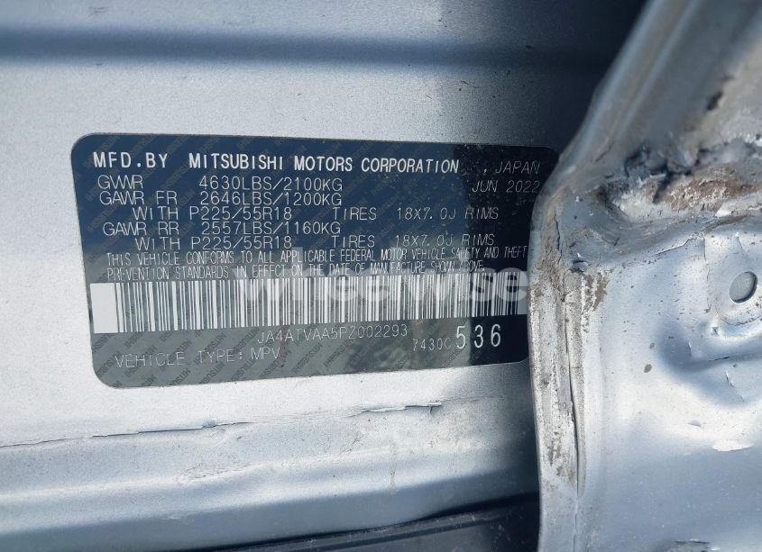 Photo 9 of 2023 Mitsubishi Eclipse CROSS LE S-AWC/RALLIART S-AWC (VIN JA4ATVAA5PZ002293)