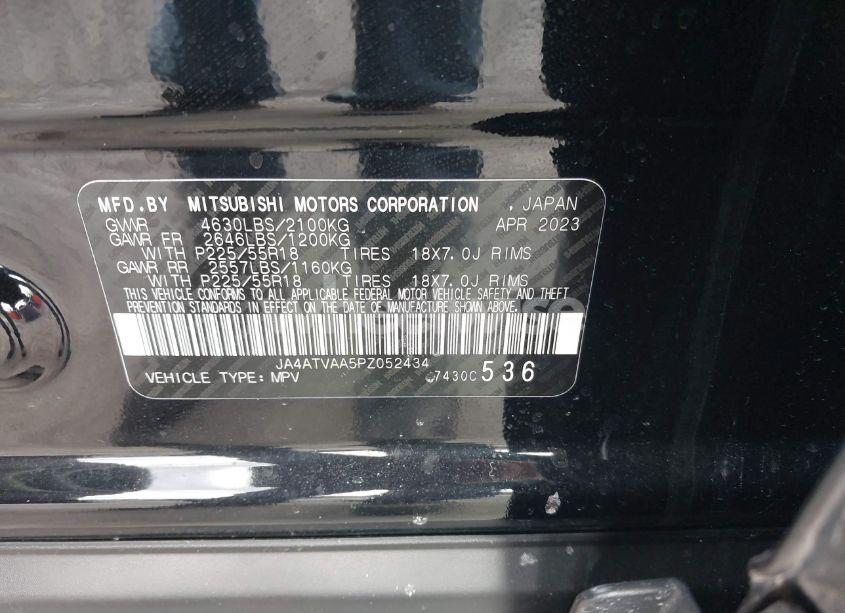 Photo 9 of 2023 Mitsubishi Eclipse CROSS LE S-AWC (VIN JA4ATVAA5PZ052434)