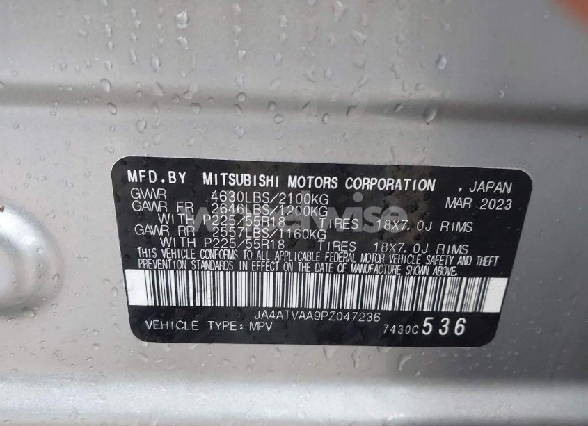 Photo 9 of 2023 Mitsubishi Eclipse CROSS LE S-AWC (VIN JA4ATVAA9PZ047236)