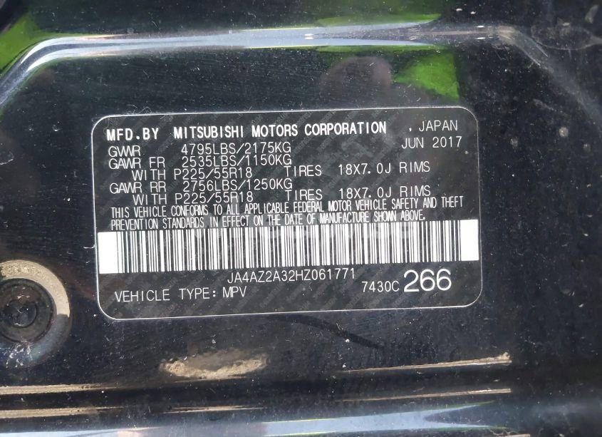 Photo 9 of 2017 Mitsubishi Outlander ES (VIN JA4AZ2A32HZ061771)