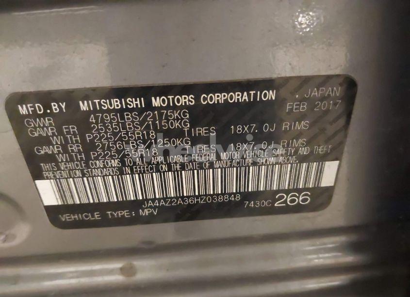 Photo 9 of 2017 Mitsubishi Outlander ES (VIN JA4AZ2A36HZ038848)