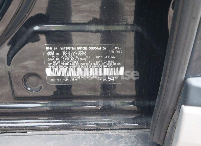 Photo 9 of 2019 Mitsubishi Outlander SE (VIN JA4AZ3A31KZ041055)