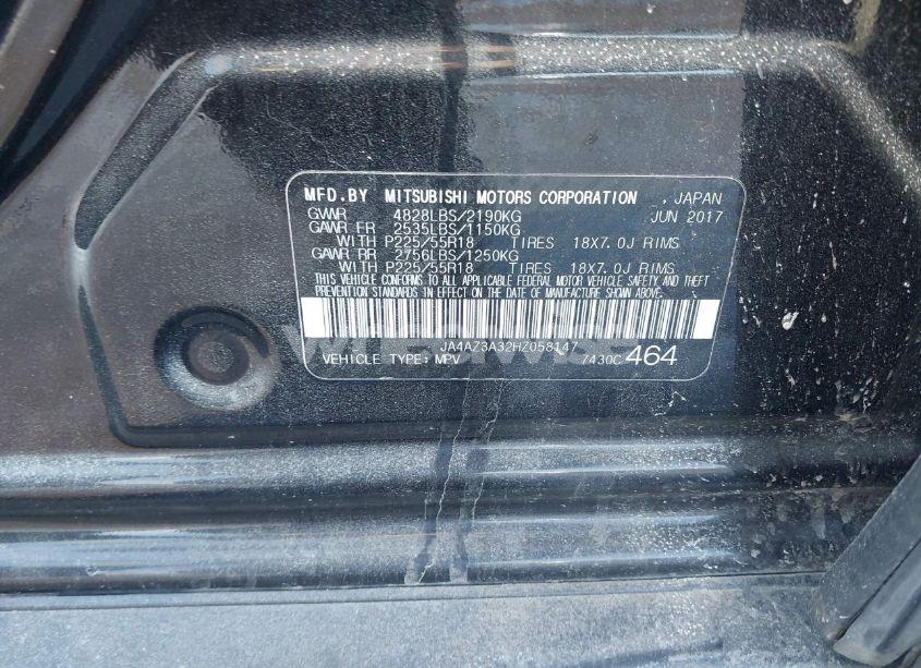 Photo 9 of 2017 Mitsubishi Outlander SEL (VIN JA4AZ3A32HZ058147)