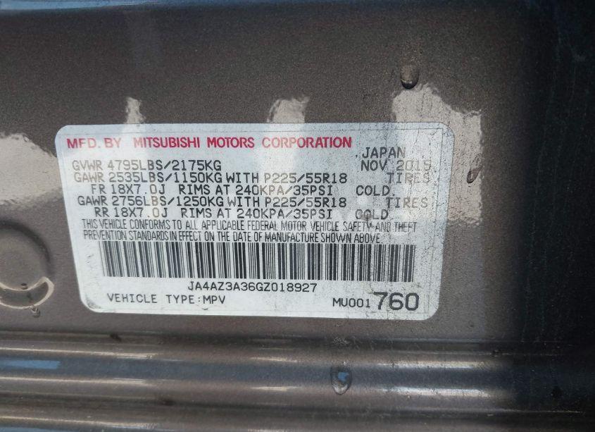 Photo 9 of 2016 Mitsubishi Outlander ES/SE/SEL (VIN JA4AZ3A36GZ018927)