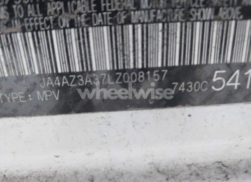 Photo 9 of 2020 Mitsubishi Outlander SE 2.4 S-AWC (VIN JA4AZ3A37LZ008157)
