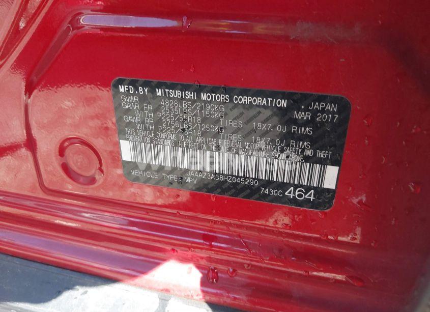 Photo 9 of 2017 Mitsubishi Outlander SE (VIN JA4AZ3A38HZ045290)