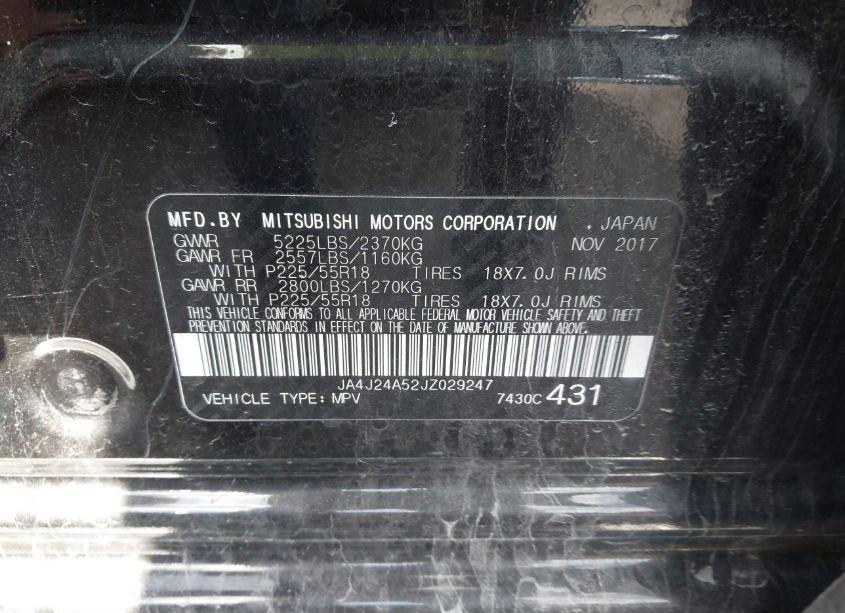 Photo 9 of 2018 Mitsubishi Outlander PHEV GT/SEL (VIN JA4J24A52JZ029247)