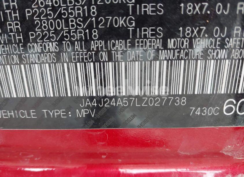 Photo 9 of 2020 Mitsubishi Outlander PHEV SEL S-AWC (VIN JA4J24A57LZ027738)