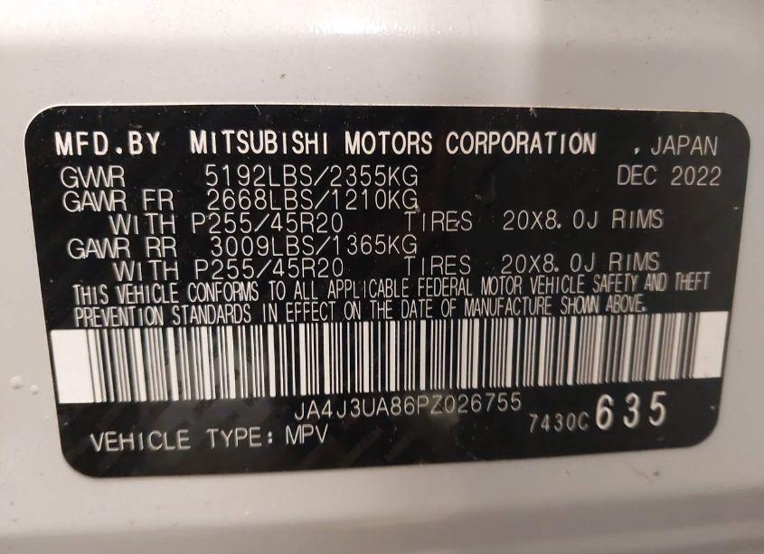 Photo 9 of 2023 Mitsubishi Outlander SE 2.5 2WD/SE BLACK EDITION 2WD/SE SPECIAL EDITION 2WD (VIN JA4J3UA86PZ026755)