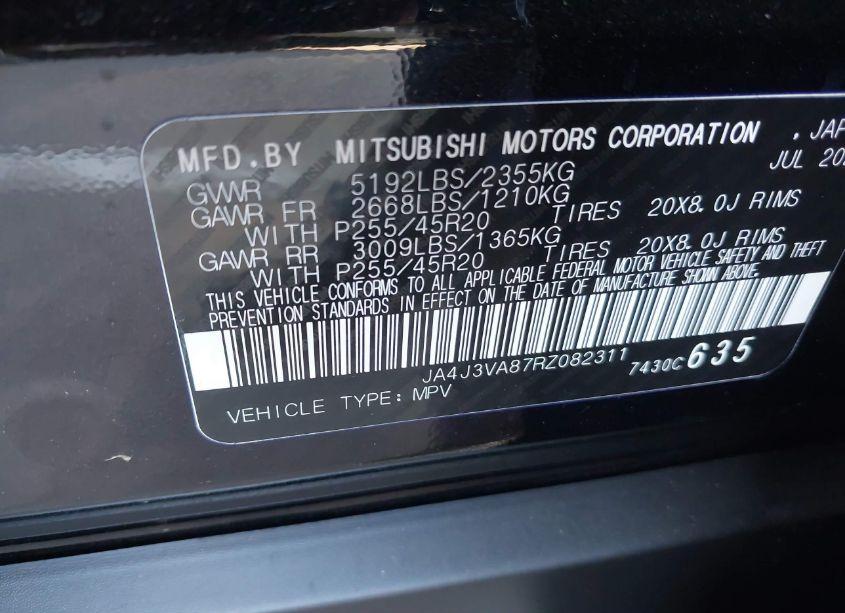 Photo 9 of 2024 Mitsubishi Outlander N/A (VIN JA4J3VA87RZ082311)