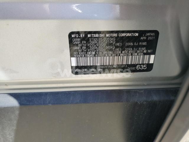 2022 MITSUBISHI OUTLANDER ES (VIN JA4J4TA83NZ015913) main photo