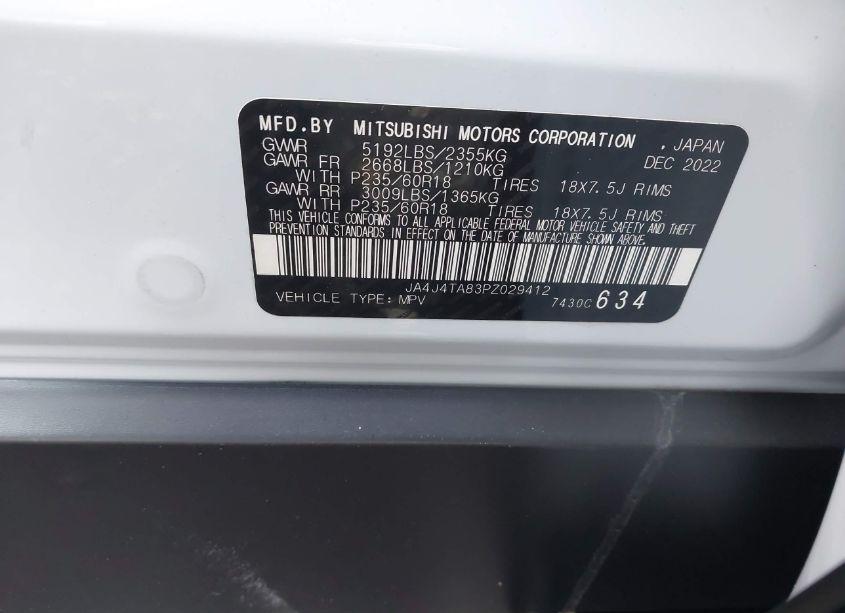 Photo 9 of 2023 Mitsubishi Outlander ES 2.5 S-AWC (VIN JA4J4TA83PZ029412)