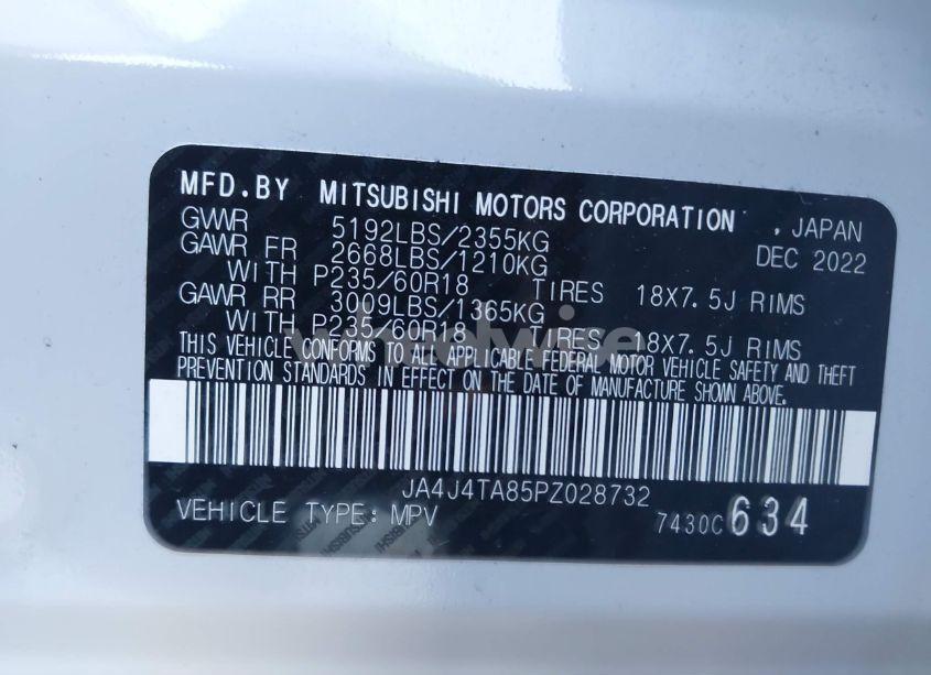 Photo 9 of 2023 Mitsubishi Outlander ES 2.5 S-AWC (VIN JA4J4TA85PZ028732)