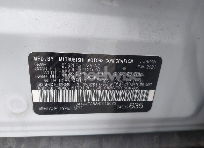 Photo 9 of 2022 Mitsubishi Outlander ES 2.5 S-AWC (VIN JA4J4TA88NZ019682)