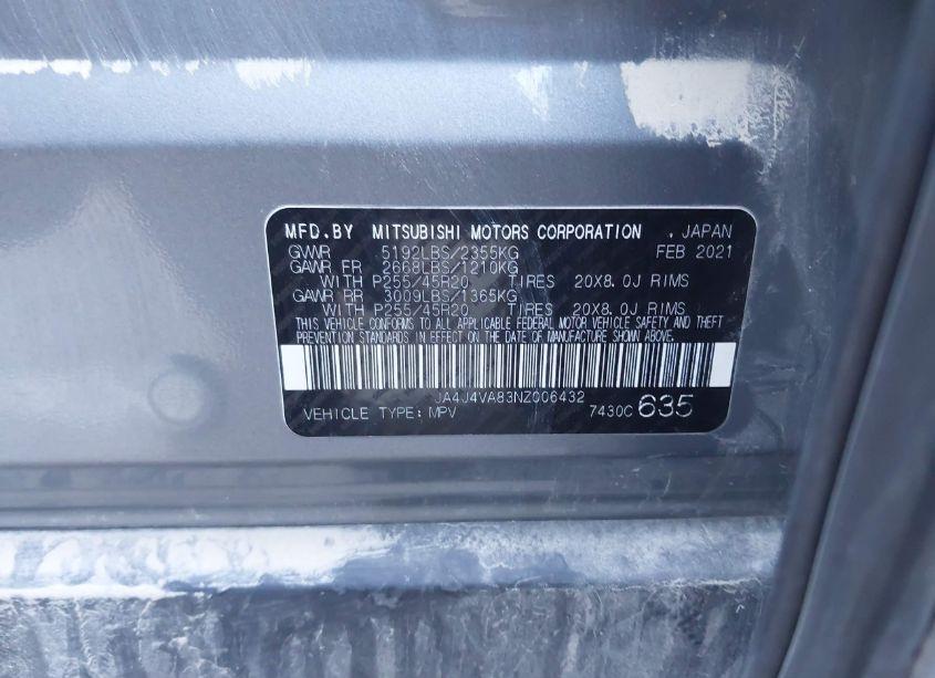 Photo 9 of 2022 Mitsubishi Outlander SEL 2.5 /SEL LAUNCH EDITION /SEL SPECIAL EDITION (VIN JA4J4VA83NZ006432)