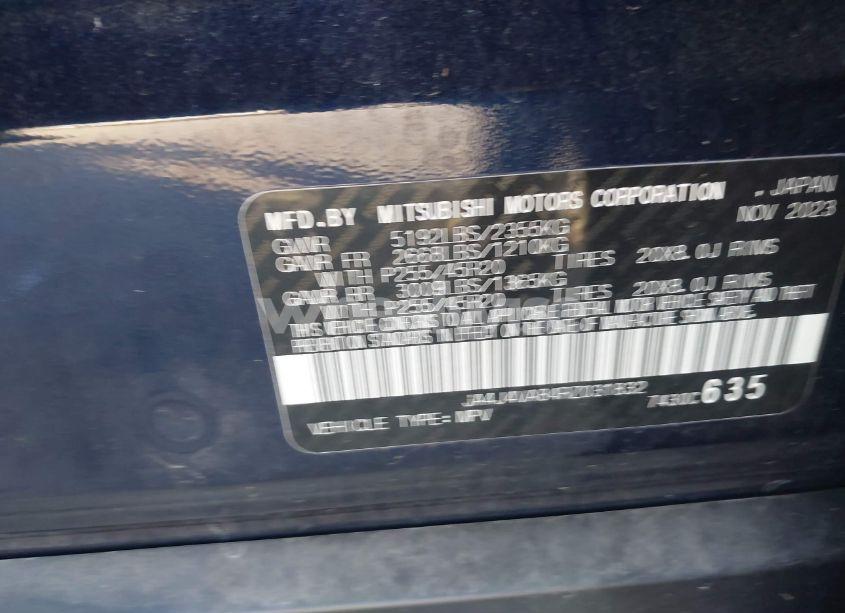 Photo 9 of 2024 Mitsubishi Outlander SE 2.5 S-AWC/SE BLACK EDITION S-AWC/SE BLACK EDITION W/PANO ROOF/SE RALLIART S-AWC (VIN JA4J4VA84RZ031832)